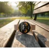 Smartwatch Damski Zegarek Angelo AG30 złoty Rozmowy Ciśnienie EKG HRV Tętno Menu PL