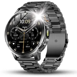 Smartwatch Wodoodporny Zegarek Męski Angelo AK95 Czarny Menu PL Rozmowy Ciśnienie Smart Watch