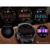 SMARTWATCH MĘSKI SPORTOWY LATARKA ROZMOWY MOCNA BATERIA MILITARNY ZEGAREK