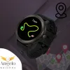 Smartwatch Męski Zegarek Angelo DM76 czarny GPS Wodoodporny Rozmowy AMOLED Sport Puls Menu PL