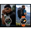 SMARTWATCH MĘSKI SPORTOWY LATARKA ROZMOWY MOCNA BATERIA MILITARNY ZEGAREK