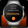 Smartwatch Zegarek Męski Kardiowatch Angelo AT200 Srebrny Ciśnieniomierz Ekg Hrv Paski Menu Pl
