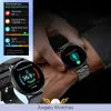 Smartwatch Męski Zegarek Angelo AT473 Czarny Glukoza Rozmowy Ciśnienie EKG AMOLED Puls Menu PL