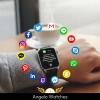 Smartwatch Męski Zegarek Kardiowatch Angelo AT810 czarny EKG Rozmowy Menu PL Laseroterapia