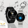 Smartwatch Damski Angelo DM90 czarny AMOLED Rozmowy Sport Zdrowie Menu PL
