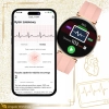 Smartwatch Zegarek Damski Kardio EKG Ciśnienie Rozmowy Cyrkonie Menu PL