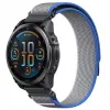Pasek Nylonowy Niebiesko-Szary (26mm) Do Garmin Fenix 3 5X 6X Pro 7X Pro 8 51mm Sapphire AMOLED