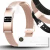 Smartwatch Smartband Damski Angelo B8 złoty Inteligentna Bransoleta EKG Puls Sport Menu PL