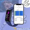 Smartwatch Smartband Damski Angelo C60 bordowy AMOLED Ciśnienie Rozmowy Tętno Menu PL