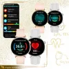 Smartwatch Zegarek Damski Angelo AT491 srebrny Pomiar Cukru EKG Ciśnienie HRV BPM Menu PL