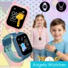 Smartwatch Dla Dziecka Angelo AW56 czarny GPS 4G Rozmowy Etui SIM Aparat Telefon Gry Menu PL
