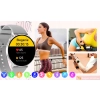 Smartwatch Damski Zegarek Rozmowy BT Zdrowie Sen SMS Polskie Menu Złoty