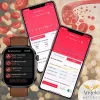 Smartwatch Męski Zegarek Angelo GE52 Ciśnienie Kardio Rozmowy EKG Amoled Puls Menu Pl