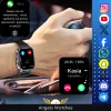 Smartwatch Męski Zegarek Angelo AT573 czarny Glukoza Rozmowy Ciśnienie EKG Amoled Puls Menu Pl