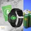 Smartwatch Męski Zegarek Angelo QX12 czarny Wodoodporny Rozmowy Puls Sport Menu PL