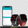 Smartwatch Zegarek Kardiowatch Angelo AT580 czarny Dla Seniora EKG PPG HRV Rozmowy Menu PL