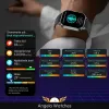 Smartwatch Męski Zegarek Angelo AT571 Czarny Ciśnienie Kardio Rozmowy EKG AMOLED Puls Menu PL