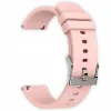 UNIWERSALNY RÓŻOWY PASEK SILIKONOWY DO SMARTWATCHA ZEGARKA + TELESKOPY 20MM