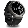 Smartwatch Męski Zegarek Angelo DM58 czarny GPS Zdrowie Rozmowy Sport Menu PL