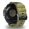 PASEK NYLONOWY CZARNY (22mm) DO GARMIN FENIX 5 6 7 8 E PRO SOLAR INSTINCT EPIX QUCIKFIT
