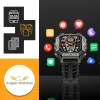 Smartwatch Męski Militarny Angelo AX1 czarny Wodoodporny Rozmowy AMOLED 1000mAh Menu PL