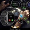 Smartwatch Męski Zegarek Kardiowatch Angelo AT810 czarny EKG Rozmowy Menu PL Laseroterapia