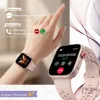 Smartwatch Damski Zegarek Angelo AK62 różowy Rozmowy SMS Sport Zdrowie Menu PL 4 Paski