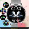 Smartwatch Zegarek Damski Angelo Y11 srebrny Ciśnieniomierz Rozmowy Sport Menu PL 4 Paski