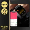 Smartwatch Zegarek Męski Angelo AT585 czarny EKG Połączenia Ciśnieniomierz Tętno Menu PL