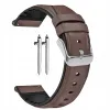 PASEK SKÓRZANY DO ZEGARKA SMARTWATCHA BRĄZOWY 22mm UNIWERSALNY + TELESKOPY