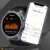 Smartwatch Męski Zegarek Angelo AT472 czarny Glukoza Rozmowy Ciśnienie EKG Amoled Puls Menu PL
