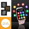 Smartwatch Zegarek Damski Angelo AW98 złoty Tętno Ciśnienie Sen Rozmowy SMS Menu PL 5 Pasków
