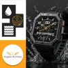 Smartwatch Męski Militarny Angelo AX1 srebrny Wodoodporny Rozmowy AMOLED 1000mAh Menu PL