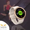 Smartwatch Męski Zegarek Angelo DM76 czarny GPS Wodoodporny Rozmowy AMOLED Sport Puls Menu PL