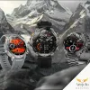 Smartwatch Męski Angelo AK87 czarny Sportowy Wodoodporny Rozmowy Menu PL