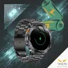 Smartwatch Męski Angelo AK87 czarny Sportowy Wodoodporny Rozmowy Menu PL