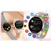 Smartwatch Damski Zegarek Rozmowy BT Zdrowie Sen SMS Polskie Menu Złoty