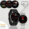 Smartwatch Damski Angelo DM90 czarny AMOLED Rozmowy Sport Zdrowie Menu PL