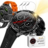 SMARTWATCH MĘSKI SPORTOWY LATARKA ROZMOWY MOCNA BATERIA MILITARNY ZEGAREK