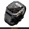 Smartwatch Męski Angelo AC28 czarny Militarny Wodoodporny Rozmowy AMOLED Menu PL
