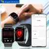 Smartwatch Kardiowatch Męski Angelo AT572 czarny Zegarek EKG HRV Sms Rozmowy Menu PL