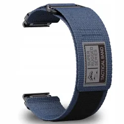 PASEK NYLONOWY GRANATOWY (26mm) DO GARMIN FENIX 3 5X 6X PRO 7X PRO 8 51mm SAPPHIRE AMOLED