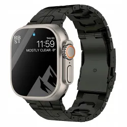 TYTANOWA BRANSOLETA do APPLE WATCH 4 5 6 7 8 9 SE ULTRA 42mm 44mm 45mm 49mm