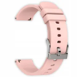 UNIWERSALNY RÓŻOWY PASEK SILIKONOWY DO SMARTWATCHA ZEGARKA + TELESKOPY 22MM