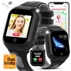 SMARTWATCH DLA DZIECI ZEGAREK PL GPS ROZMOWY NAUKA GRY APARAT WIDEO PREZENT