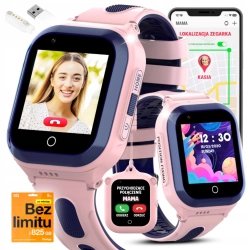 SMARTWATCH DLA DZIECI ZEGAREK PL GPS ROZMOWY NAUKA GRY APARAT WIDEO PREZENT