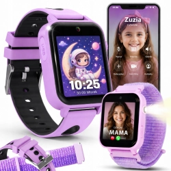 Smartwatch Dla Dziecka Angelo A8S fioletowy Karta SIM Rozmowy Aparat Gry Wideo Smartwatch Dla Dziecka Angelo A8S fioletowy Karta SIM Rozmowy Aparat Gry Wideo