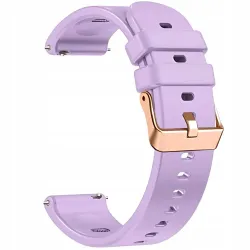 UNIWERSALNY FIOLETOWY PASEK SILIKONOWY DO SMARTWATCHA ZEGARKA TELESKOP 22MM