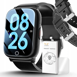 Smartwatch Dla Seniora Zegarek 4G Funkcja SOS Rozmowy GPS Lokalizator IPX6