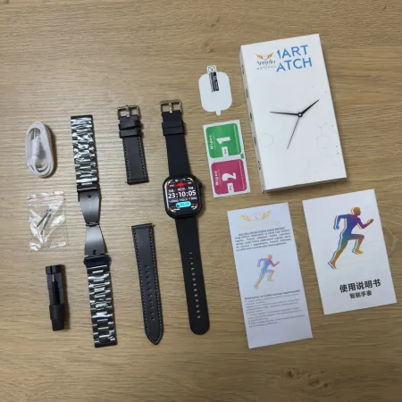 Smartwatch Męski Zegarek Angelo GE52 Ciśnienie Kardio Rozmowy EKG Amoled Puls Menu Pl